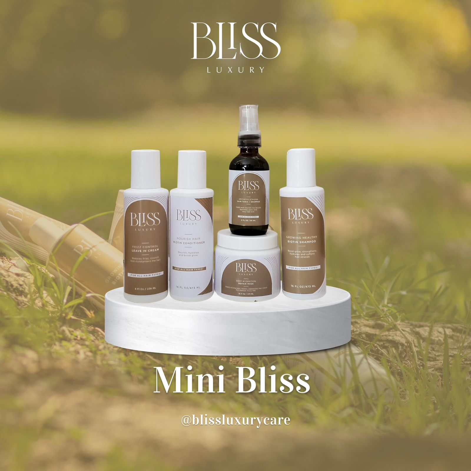 Bliss Luxury Mini with Bag â BLISS LUXURY CARE